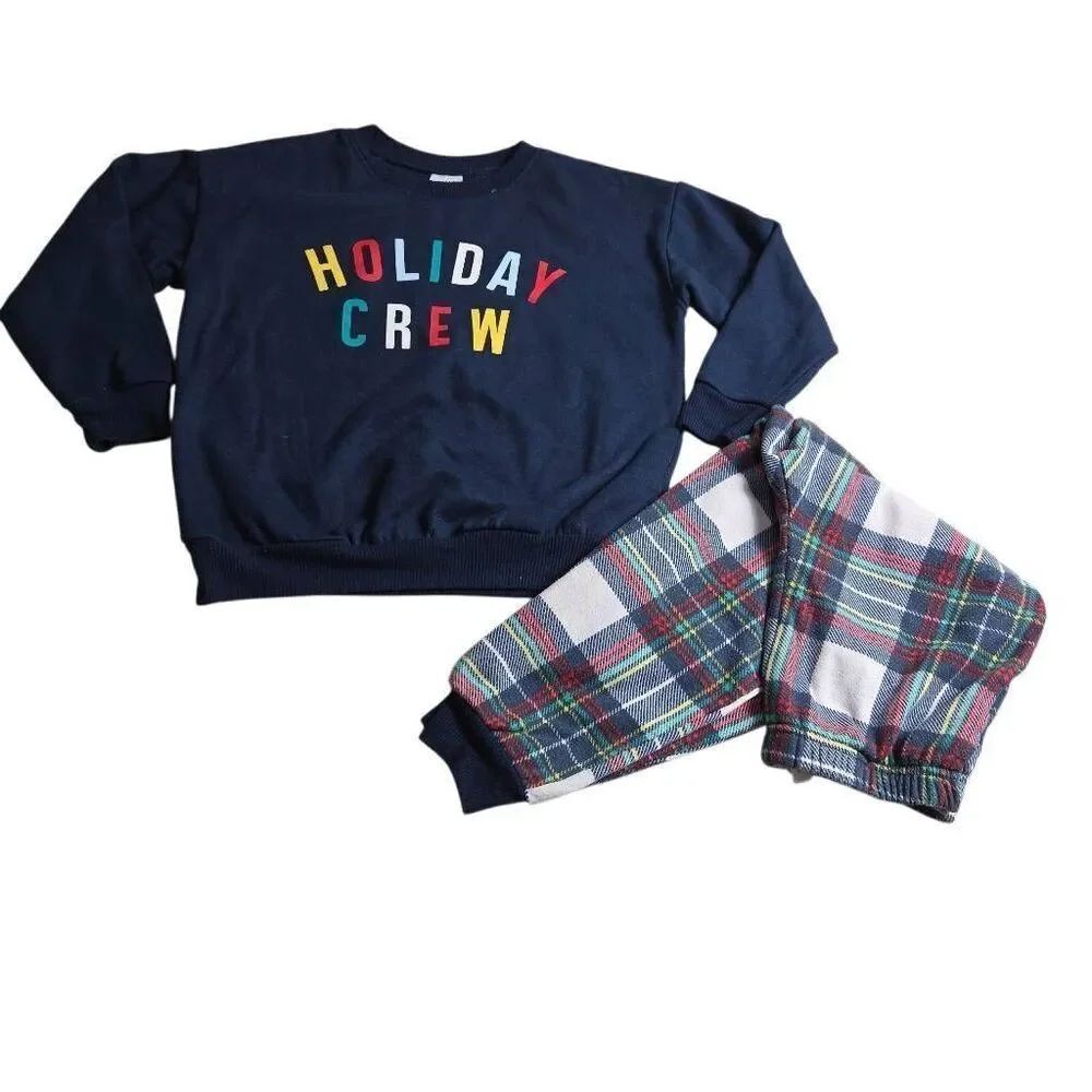 Joy Spun Holiday Crew Pajamas S6/6x